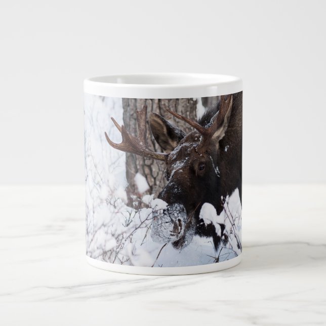 Taza De Café Gigante Chilly Moose (Frente)