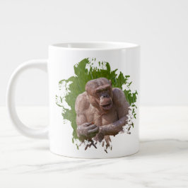 Taza De Café Gigante Chimpanzee sin pelo