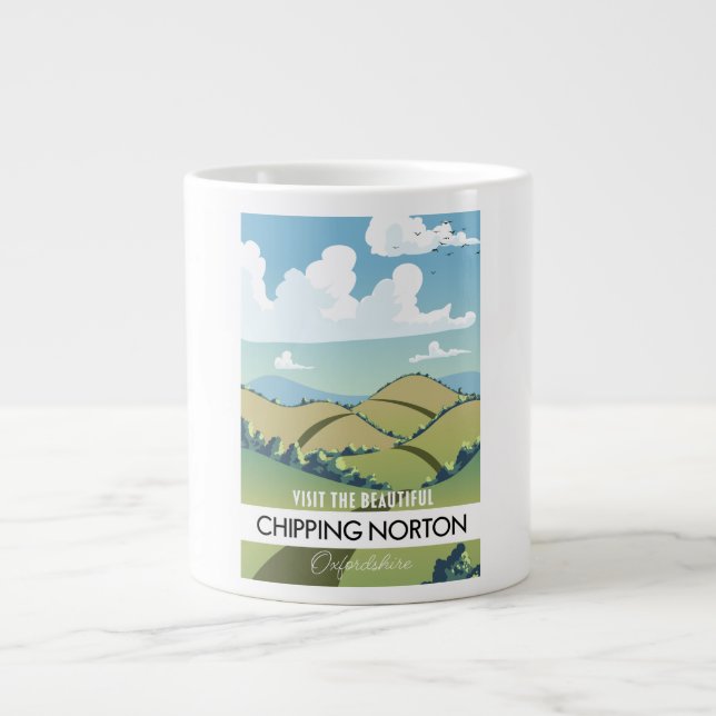 Taza De Café Gigante Chipping Norton Oxfordshire (Frente)