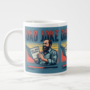 Taza De Café Gigante Chiste de Papá Divertido Humor Retro Estética Vint