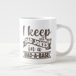 Taza De Café Gigante Chiste de papá divertido ingeniero informático bas