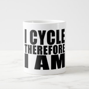 Taza De Café Gigante Chistes divertidos de las citas de los ciclistas: