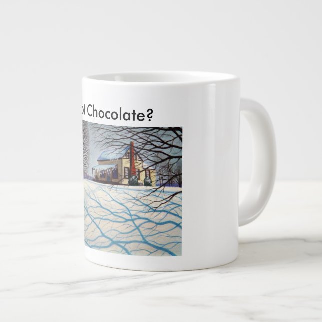 Taza De Café Gigante ¿Chocolate caliente? (Derecha)