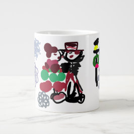 Taza De Café Gigante Christmas Lovely walking