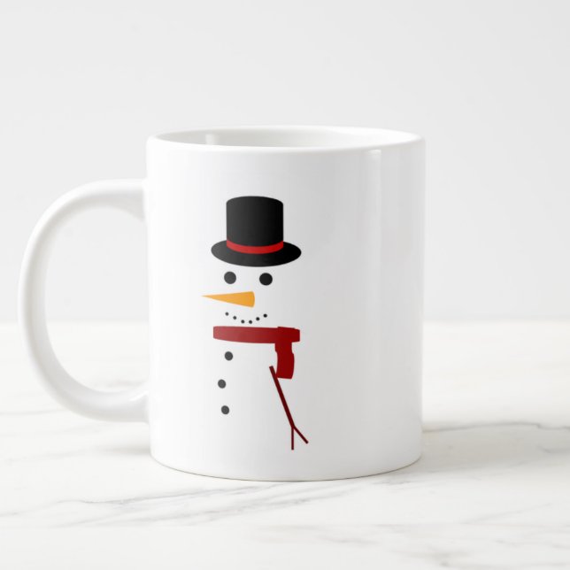 Taza De Café Gigante Christmas Mug – Celestial Holiday Cocoa & Coffee C (Izquierda)