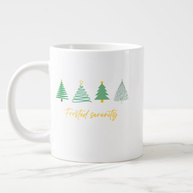 Taza De Café Gigante Christmas Mug – Cozy Holiday Cocoa & Cof (Izquierda)