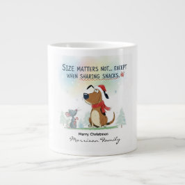 Taza De Café Gigante  Christmas Mugs Cartoon illustration funny