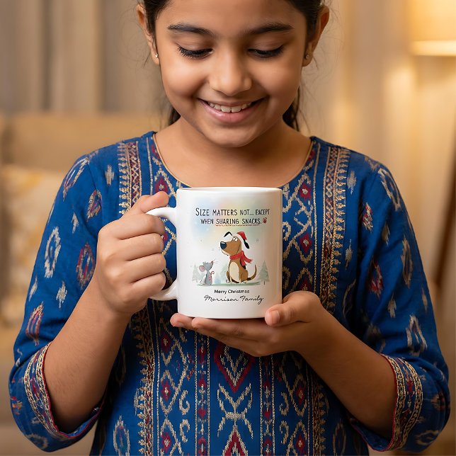 Taza De Café Gigante  Christmas Mugs Cartoon illustration funny (Subido por el creador)