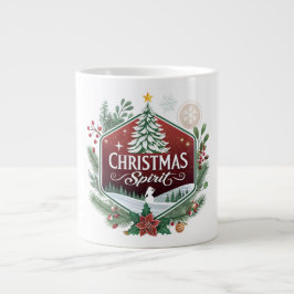 Taza De Café Gigante Christmas Spirit – A Festive Emblem of Joy