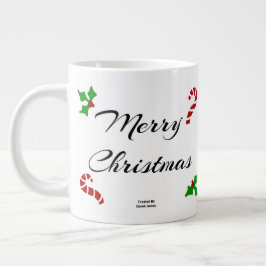 Taza De Café Gigante Christmas Wishes Jumbo Mug