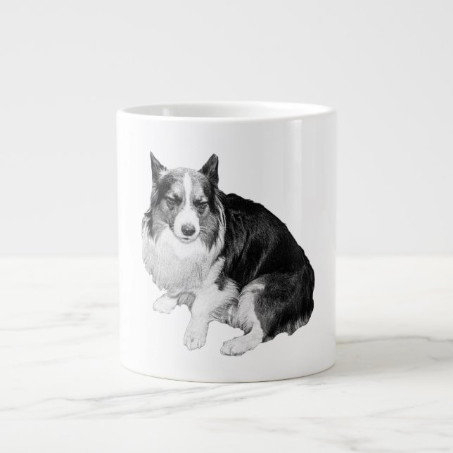 Taza De Café Gigante Cider-Night Corgi (Frente)