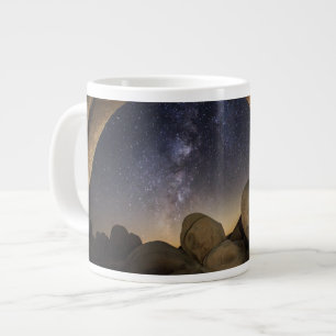 Taza De Café Gigante Cielo nocturno del parque nacional Joshua Tree