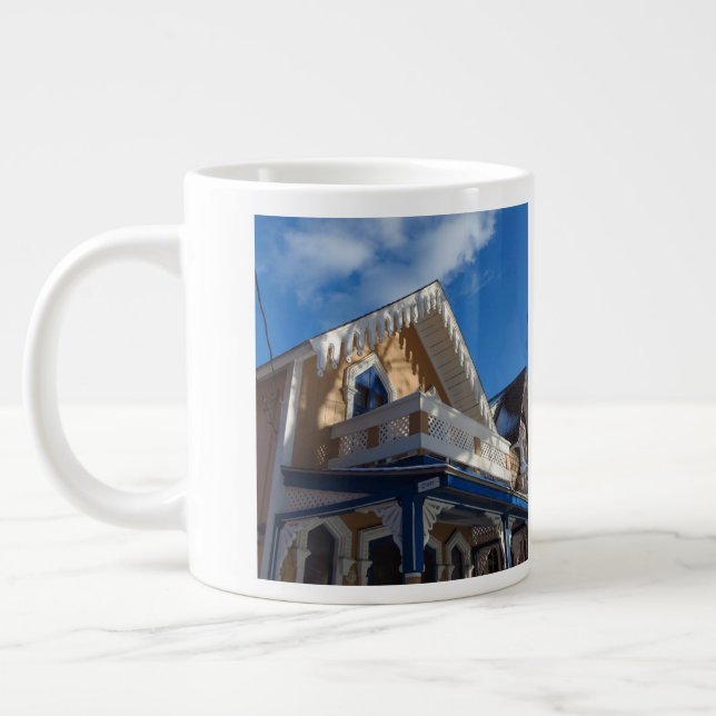 Taza De Café Gigante Cielos azules y pan de jengibre - Viñedo de Martha (Izquierda)