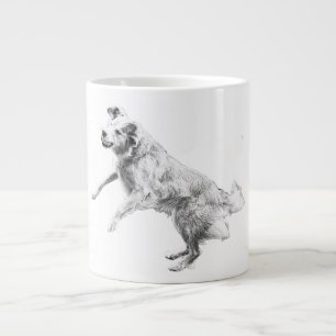 Taza De Café Gigante Cielos otoñales, espíritu volador