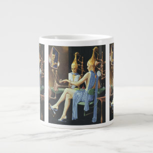 Taza De Café Gigante Ciencia Vintage Ficción Salón De Belleza Spa Manic