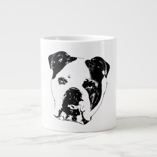 Taza De Café Gigante Cierre de los nodos de bulldog