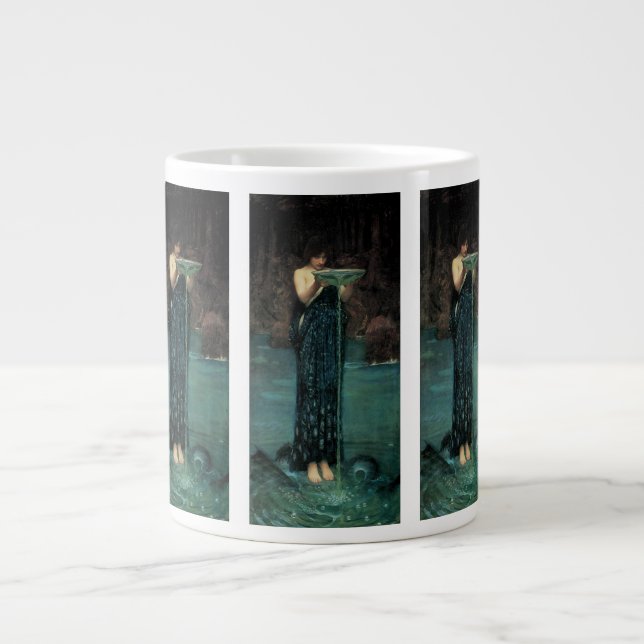 Taza De Café Gigante Circe Invidiosa por John William Waterhouse (Frente)