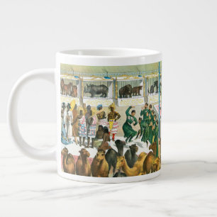 Taza De Café Gigante Circo Poster De Personas De Diferentes Nacionalida