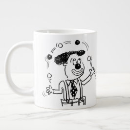 Taza De Café Gigante Circus Clown Juggler