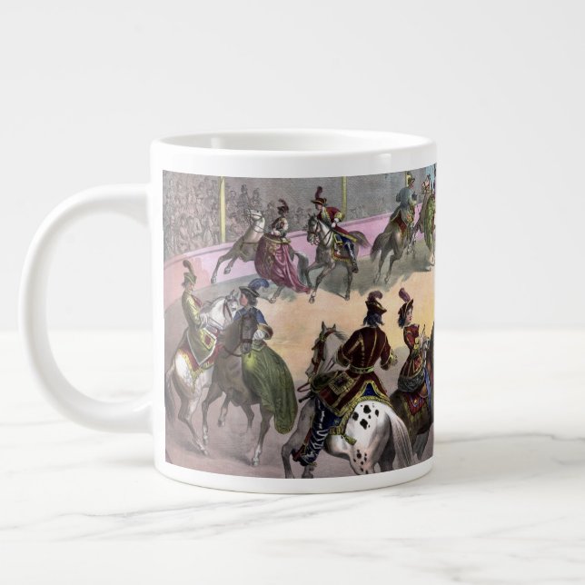 Taza De Café Gigante Circus Grand Finale, Circa 1872. (Izquierda)