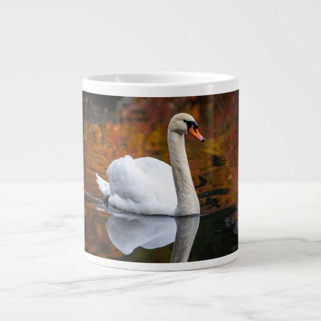 Taza De Café Gigante Cisne elegante (Frente)