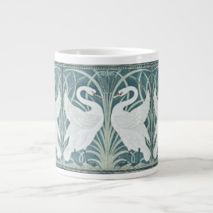 Taza De Café Gigante Cisne vintage, Rush and Iris de W. Crane