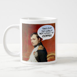 Taza De Café Gigante Cita cómica de Napoleón