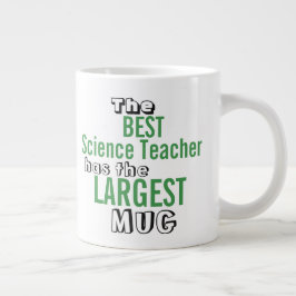 Taza De Café Gigante Cita cómica para el mejor profesor de ciencias