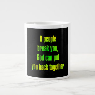 Taza De Café Gigante Cita de Aliento # 104