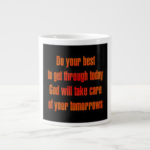 Taza De Café Gigante Cita de Aliento # 22