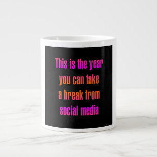 Taza De Café Gigante Cita de Aliento # 232