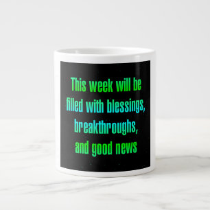 Taza De Café Gigante Cita de Aliento # 243