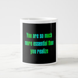 Taza De Café Gigante Cita de Aliento # 285
