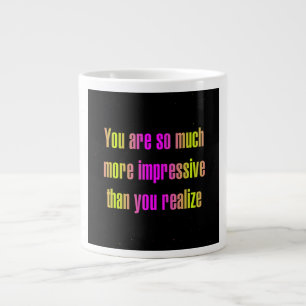 Taza De Café Gigante Cita de Aliento # 291