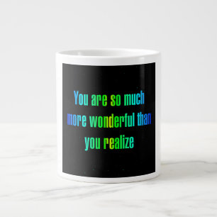 Taza De Café Gigante Cita de Aliento # 312