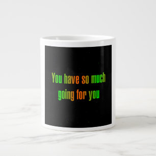 Taza De Café Gigante Cita de Aliento # 334