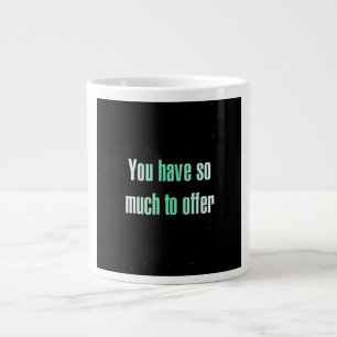 Taza De Café Gigante Cita de Aliento # 335
