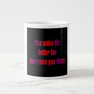 Taza De Café Gigante Cita de Aliento # 338