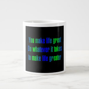 Taza De Café Gigante Cita de Aliento # 339