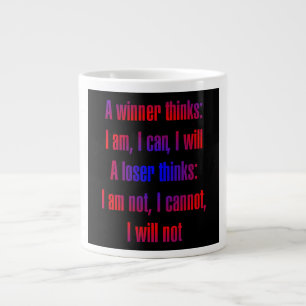 Taza De Café Gigante Cita de ánimo # 4