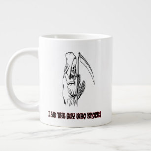 Taza De Café Gigante Cita Divertida de la Parca para Noche Espeluznante