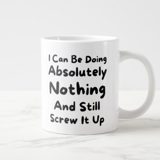 Taza De Café Gigante Cita Divertida, Humor, Comedia, Sarcasmo, Regalo O