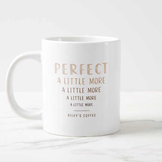 Taza De Café Gigante Cita más graciosa (Izquierda)