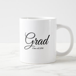 Taza De Café Gigante Clase Grad de texto del guión de personalizado bla