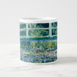 Taza De Café Gigante Claude Monet - Nieves Y Puente Japonés<br><div class="desc">Claude Monet - Lilies De Agua Y Puente Japonés (1899)</div>
