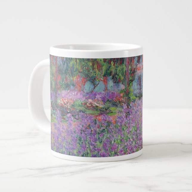 Taza De Café Gigante Claude Monet | The Artist's Garden at Giverny (Izquierda)