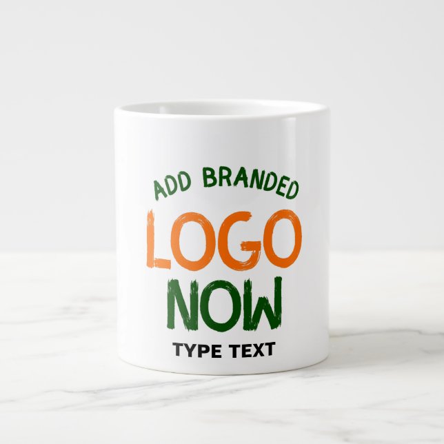 TAZA DE CAFÉ GIGANTE CLIENTE SENCILLO Y LIMPIO DE MODA BLANCO (Frente)