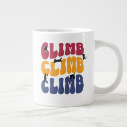 Taza De Café Gigante Climb Cats Vintage Color Edition
