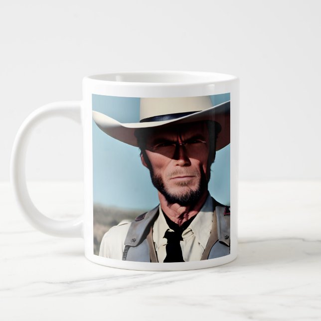 Taza De Café Gigante Clint Eastwood Coffee Mug (Izquierda)
