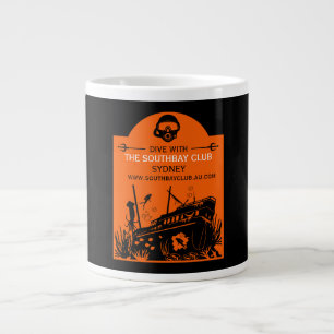 Taza De Café Gigante Club de Buceo Shipwreck